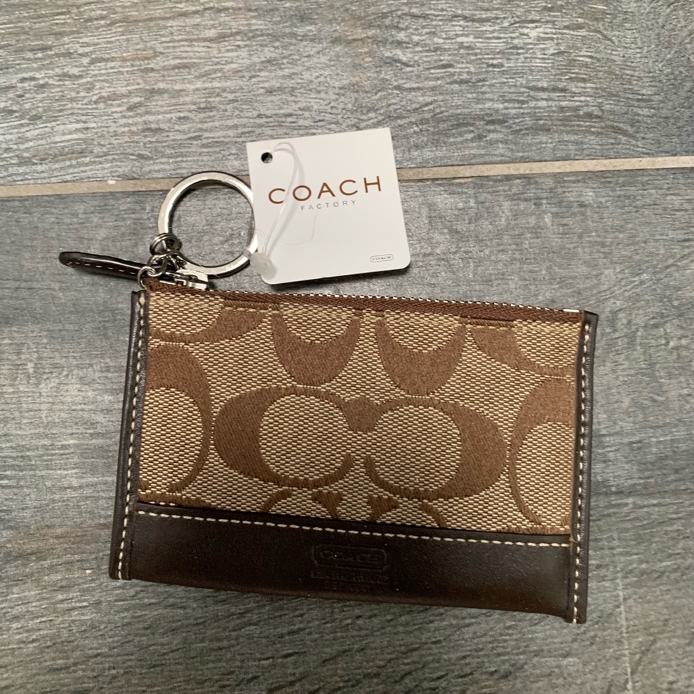 Coach keychain/ card holder